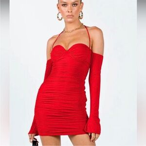 Red Princess Polly Dress